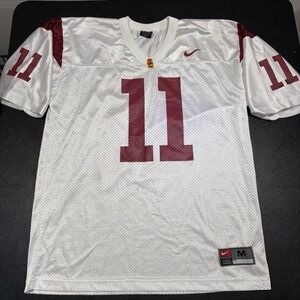 Nike USC Trojans Football Jersey Mens Large White Red NCAA College #11